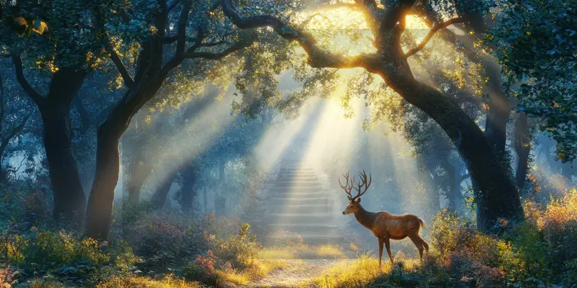deer image hierosgamos
